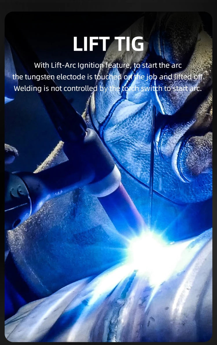 ANDELI MIG-250 MIG Welders MIG MMA Lift TIG 3 in 1 Inverter Semi-automatic Welding Machine With Flux Cored Wire Metal Welding - Daisan Mart