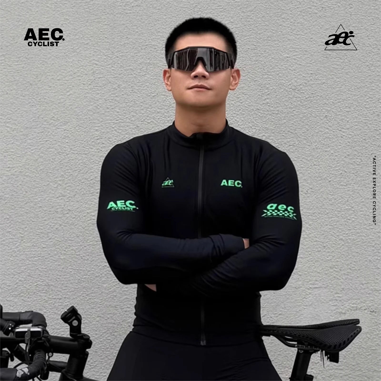Áo Khoác Xe Đạp Nam AEC 2025 Chống Gió - Mùa Thu Đông - Daisan Mart