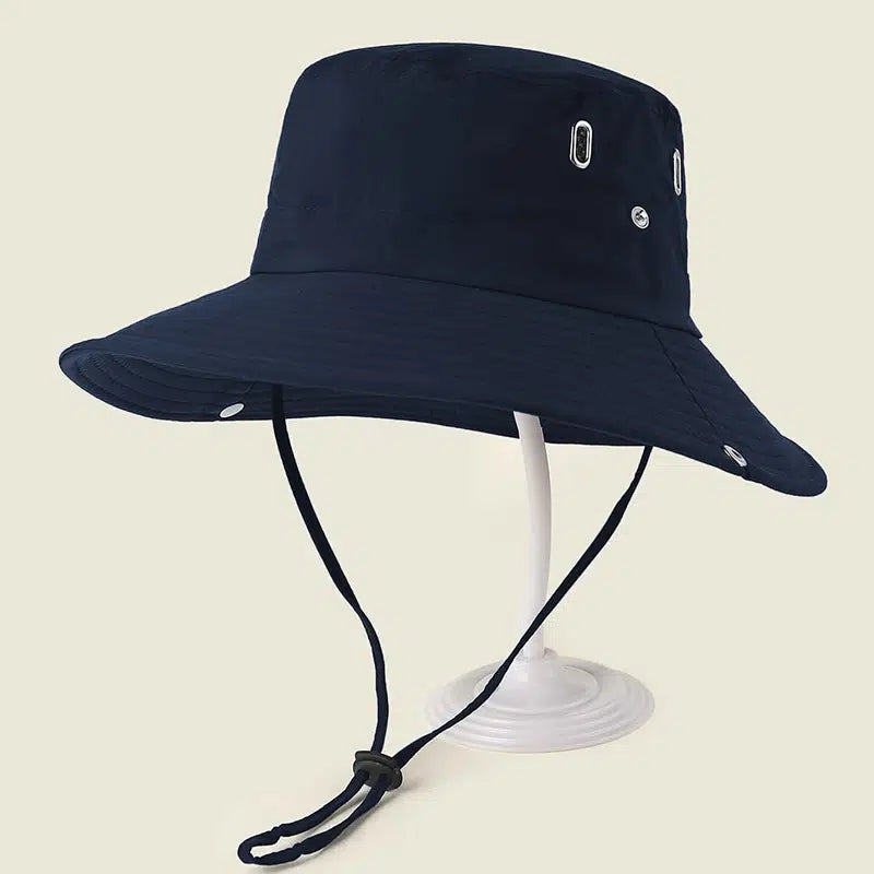 Mũ Tai Bè Rộng Chống Nắng Unisex, Thoáng Khí, Đen - Daisan Mart