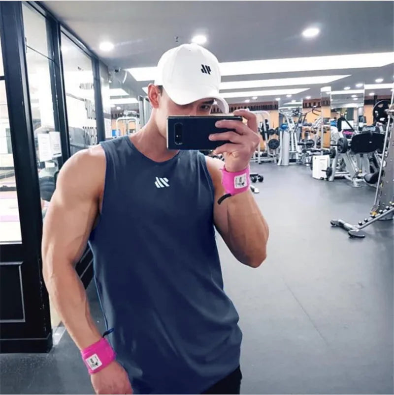 Áo ba lỗ nam thể thao gym 2024, thoáng khí, chạy bộ - Daisan Mart