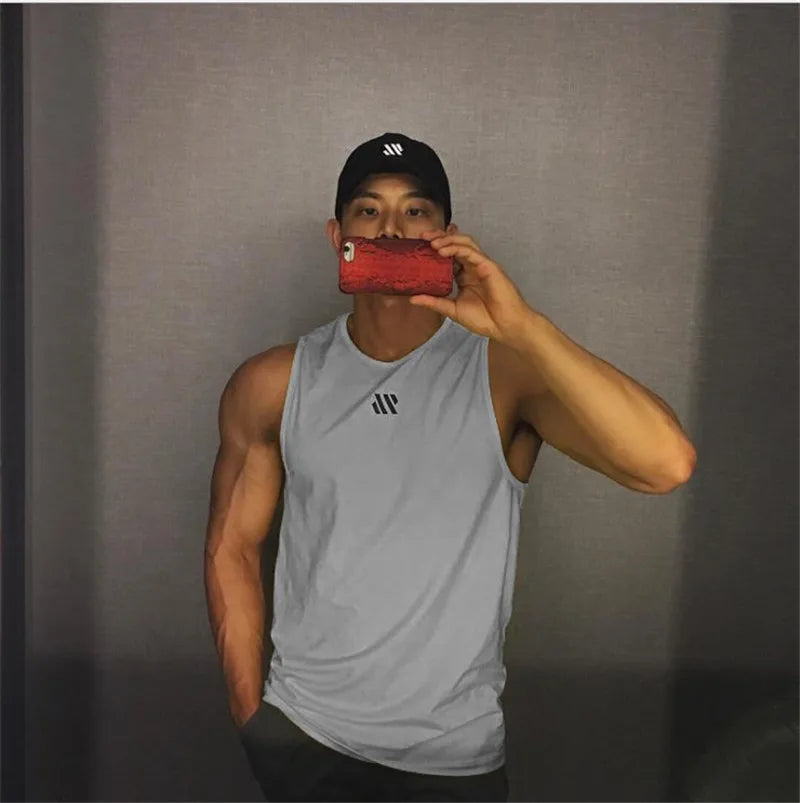 Áo ba lỗ nam thể thao gym 2024, thoáng khí, chạy bộ - Daisan Mart