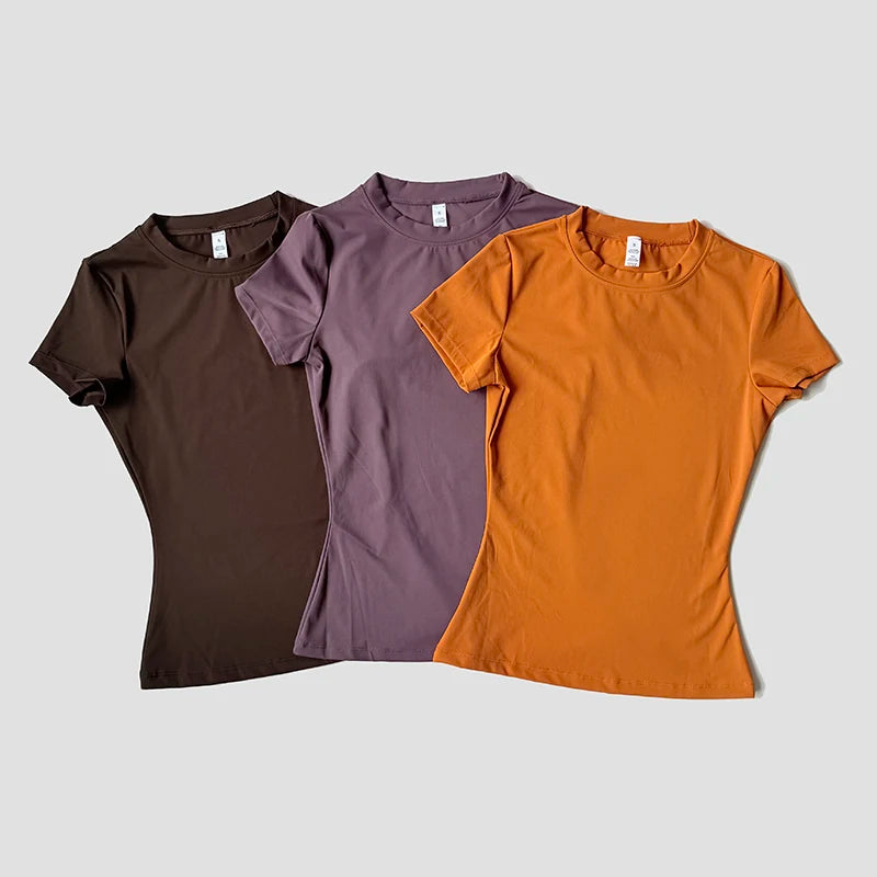 Áo Tập Yoga Nữ Thể Thao Ôm Body Không Đường May - Daisan Mart
