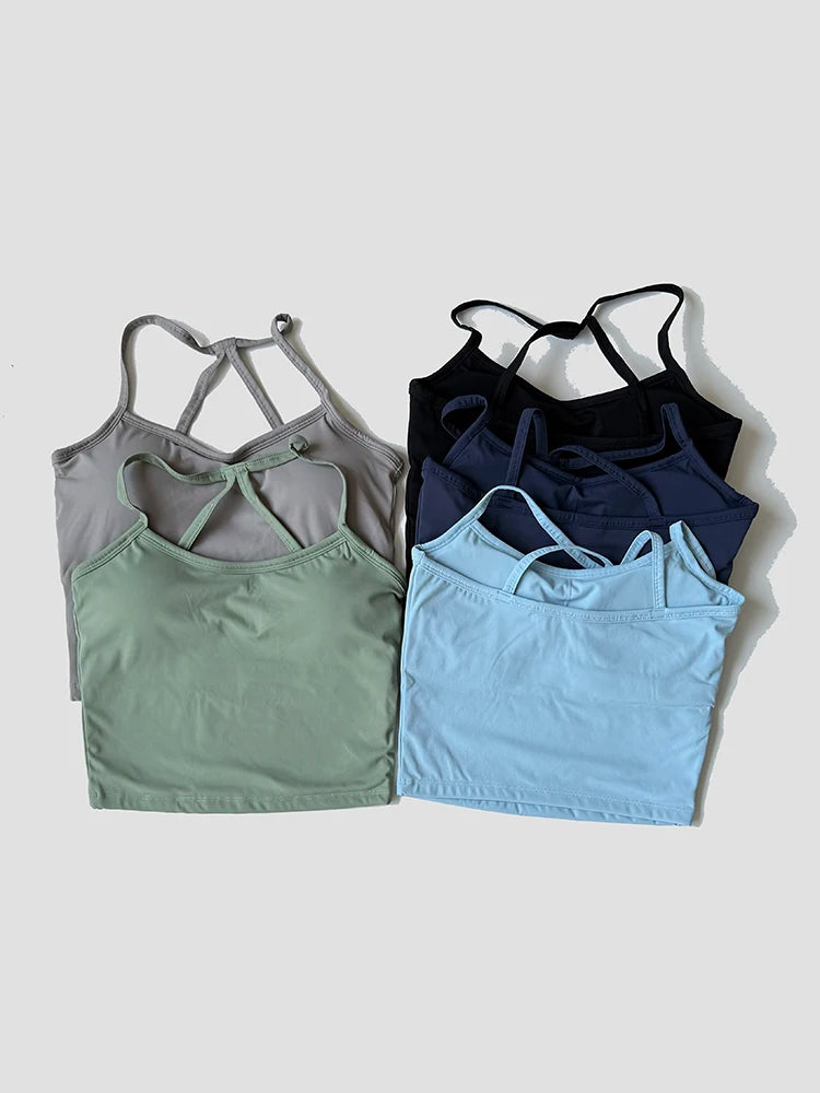 Áo Tập Gym Nữ - Áo Bra Thể Thao Cổ Vuông Đẹp - Daisan Mart