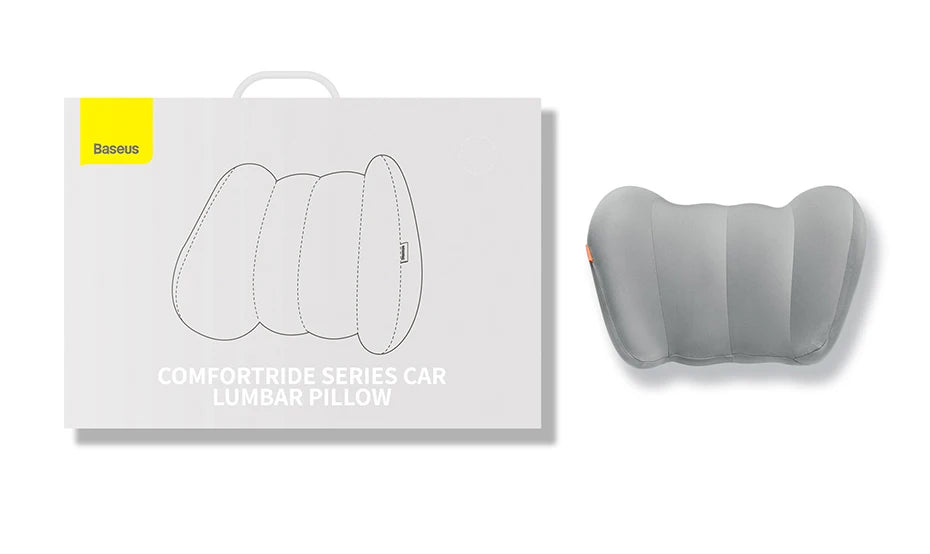 Baseus Car Neck Pillow Headrest Waist 3D Memory Foam Seat Support for Travel Neck Rest Breathable Car Back Lumbar Cushion Gadget - Daisan Mart