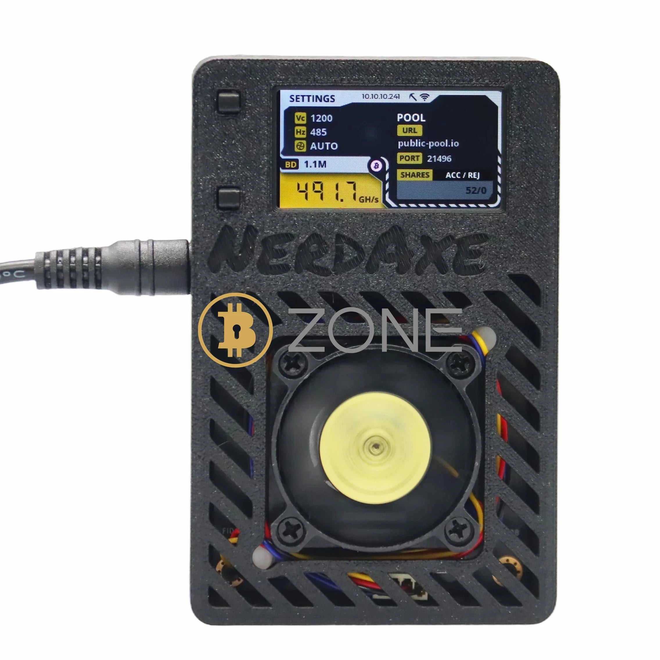 NerdAxe Ultra 500GH/S 12W BM1366 ASIC Chip Open-source Bitcoin ASIC Miner - Daisan Mart