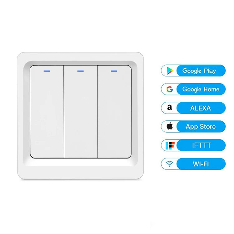 Công Tắc Thông Minh 2 Ngõ Homekit Tuya WiFi - Daisan Mart