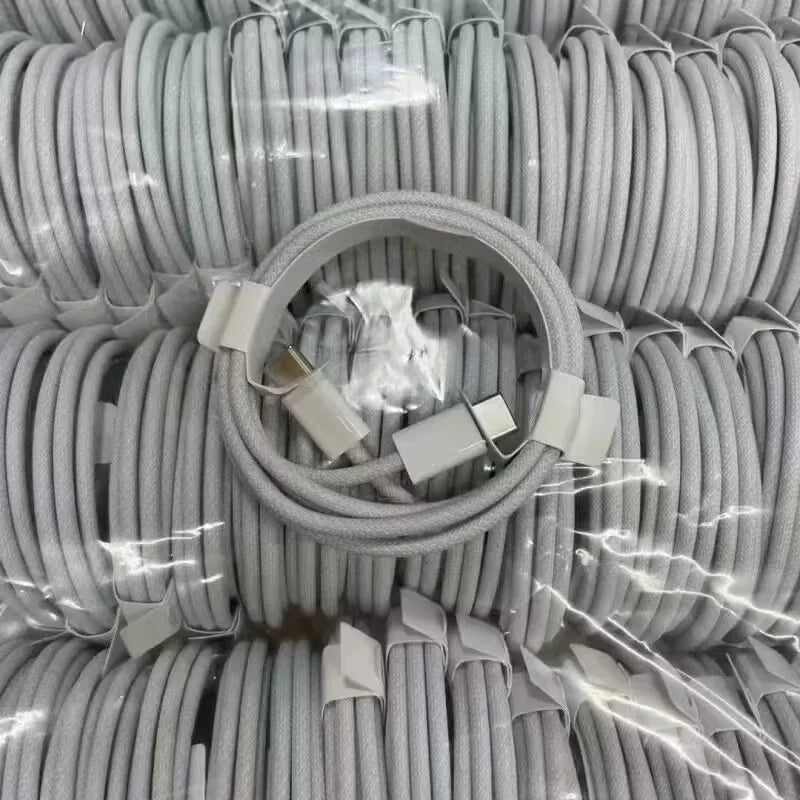 Bộ 10 Cáp Sạc Nhanh USB-C to USB-C 60W 1m Bện Sợi - Daisan Mart