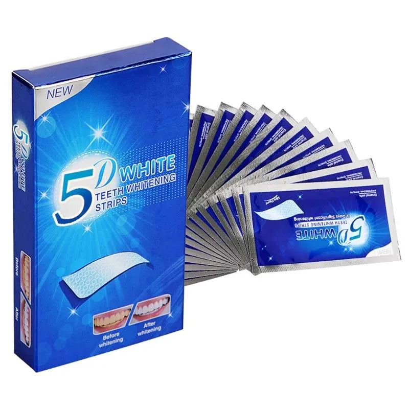 5d Gel Tooth Whitening Kit White Teeth  Strips Oral Care Kit False Teeth  Strip Dental Veneers Whitening Gel Dropshipping - Daisan Mart