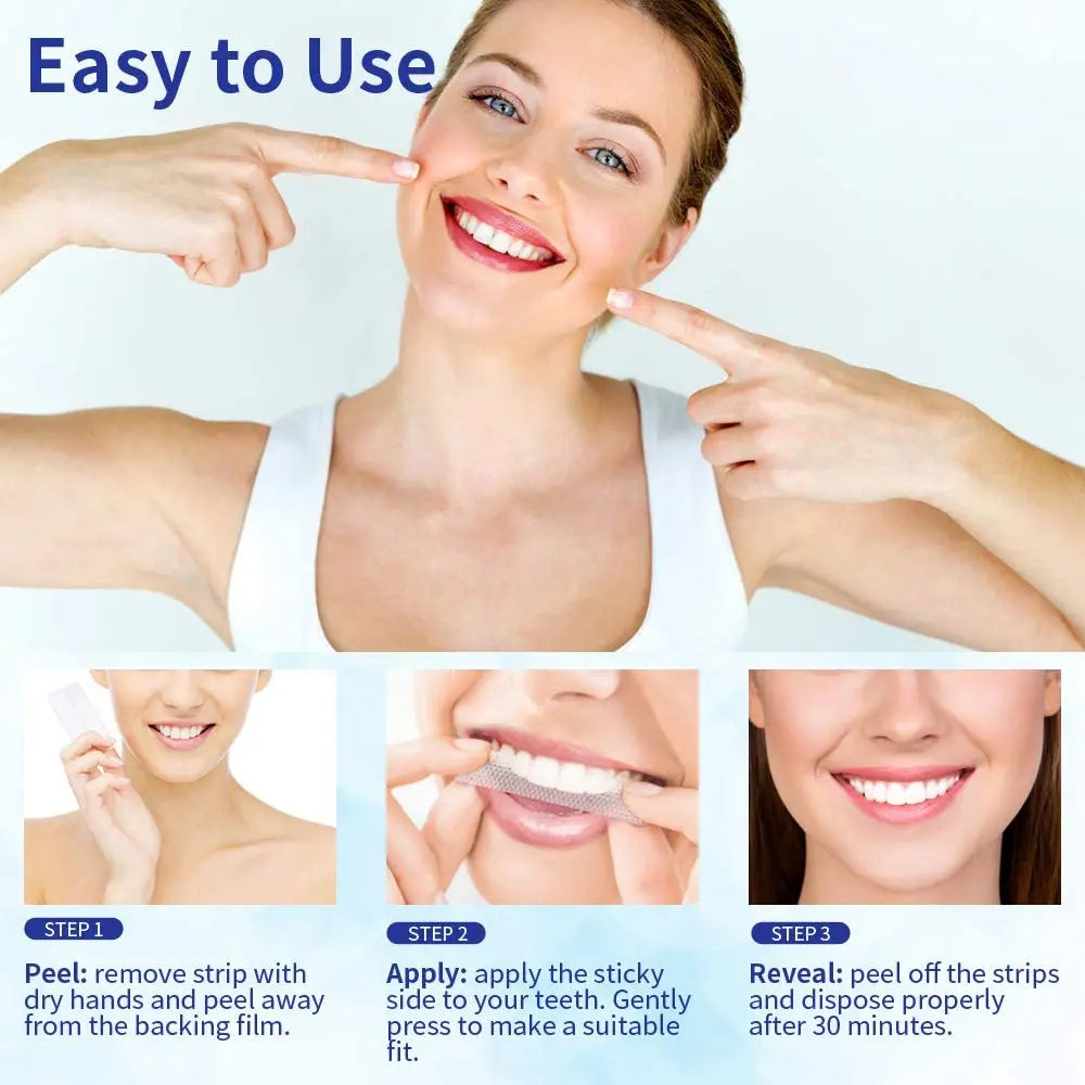 5d Gel Tooth Whitening Kit White Teeth  Strips Oral Care Kit False Teeth  Strip Dental Veneers Whitening Gel Dropshipping - Daisan Mart