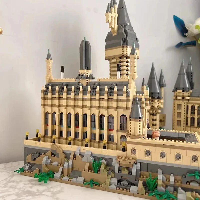 Micro Bricks City Creative Medieval Magic Castle Series School Architecture Palace Model Building Blocks Gifts Kid Assembly Toys - Daisan Mart