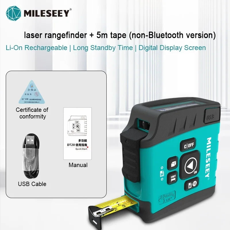 Máy Đo Khoảng Cách Laser Cầm Tay Mileseey Chính Xác - Daisan Mart
