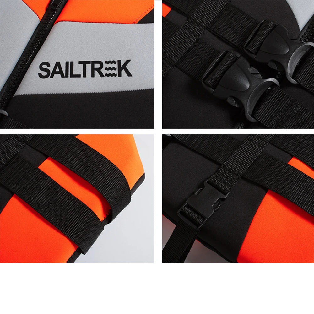 New Adults Neoprene Life Jackets Water Sport Floating Vest Kayak Ski Buoyancy Aid Sailing Boating Water Entertainment Project