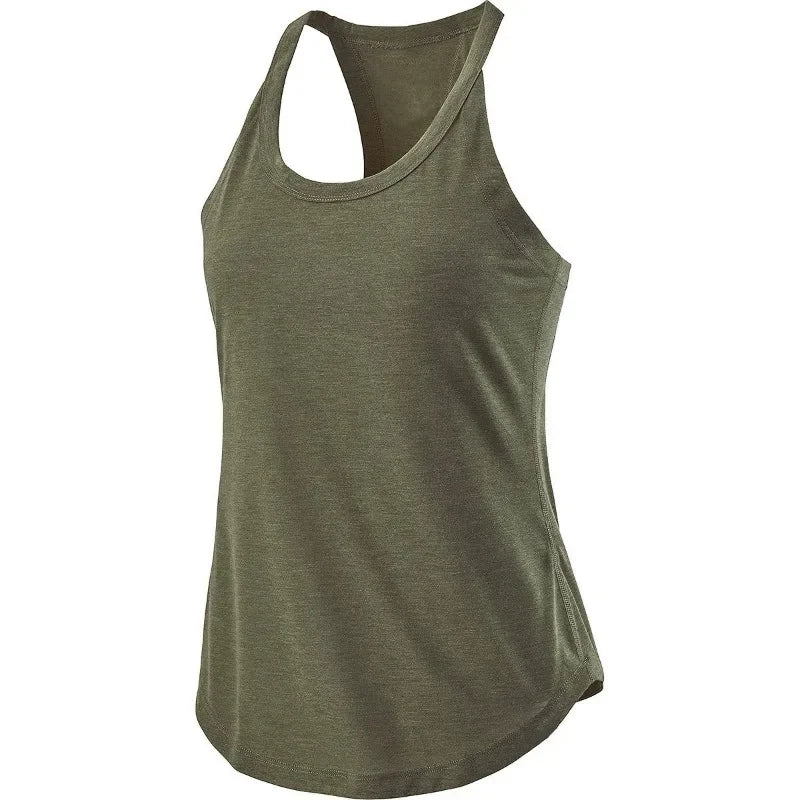Áo Tập Gym Nữ Nhanh Khô - Tank Top Thể Thao Yoga - Daisan Mart