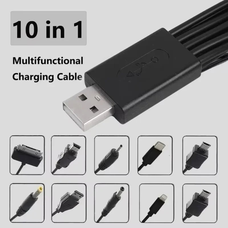 Cáp Sạc Đa Năng 10 Trong 1 Cho Điện Thoại Di Động - Daisan Mart