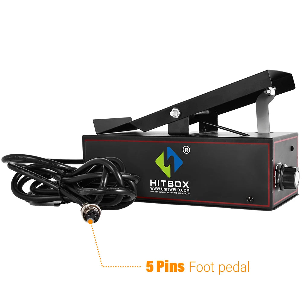 Bàn Đạp TIG HITBOX HBT2000 Pro cho Máy Hàn IGBT - Daisan Mart