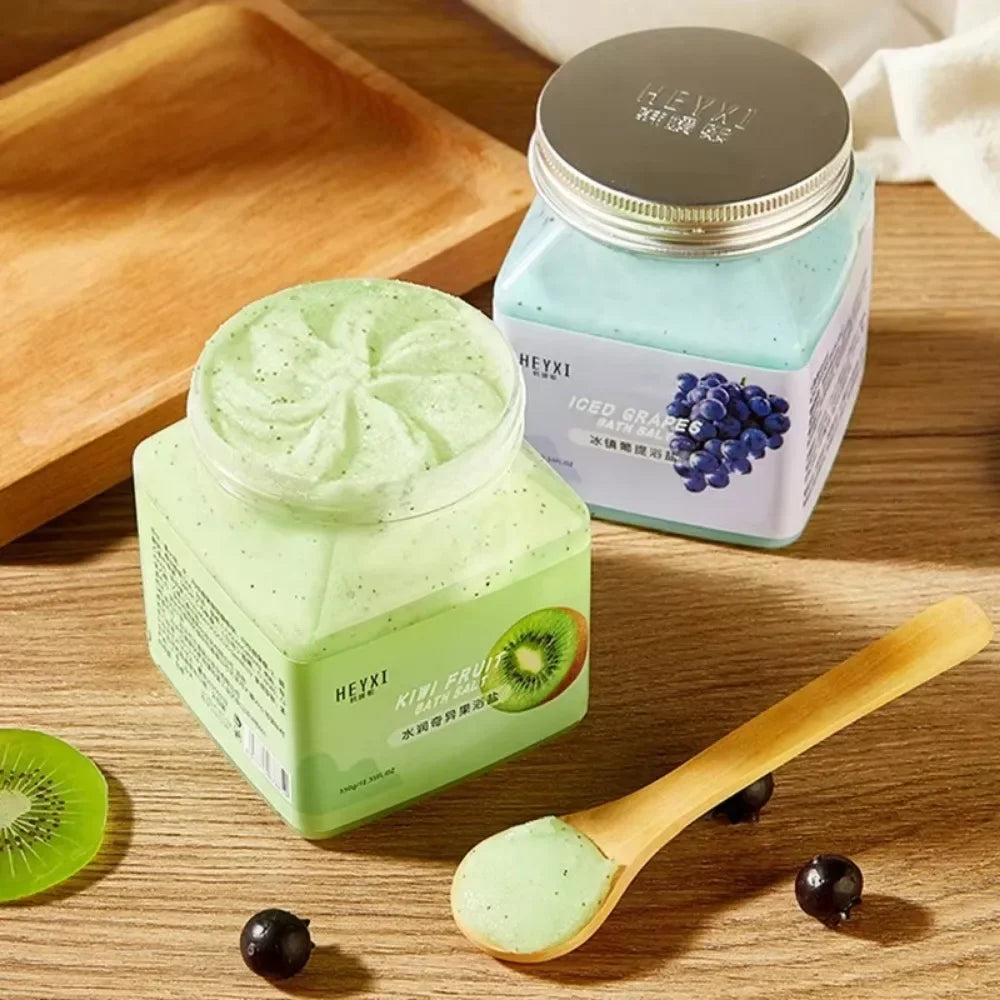 Petal Aromatherapy Sea Salt Body Scrub Bath Salt 350g Bath Exfoliation Cleansing Smooth Body Exfoliator - Daisan Mart