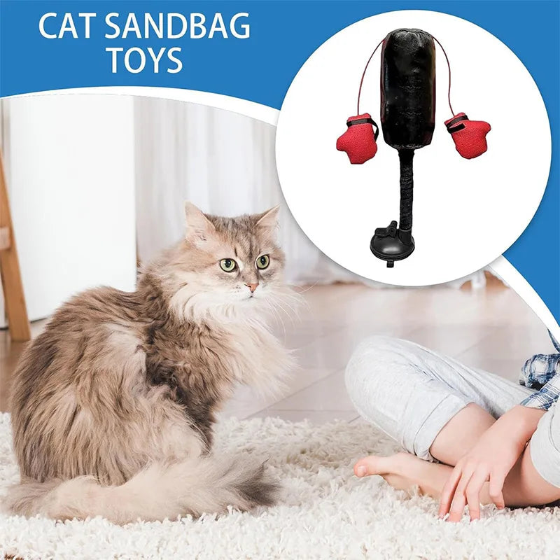Bao Đấm Mèo Vui Nhộn – Đồ Chơi Tương Tác Cho Mèo - Daisan Mart
