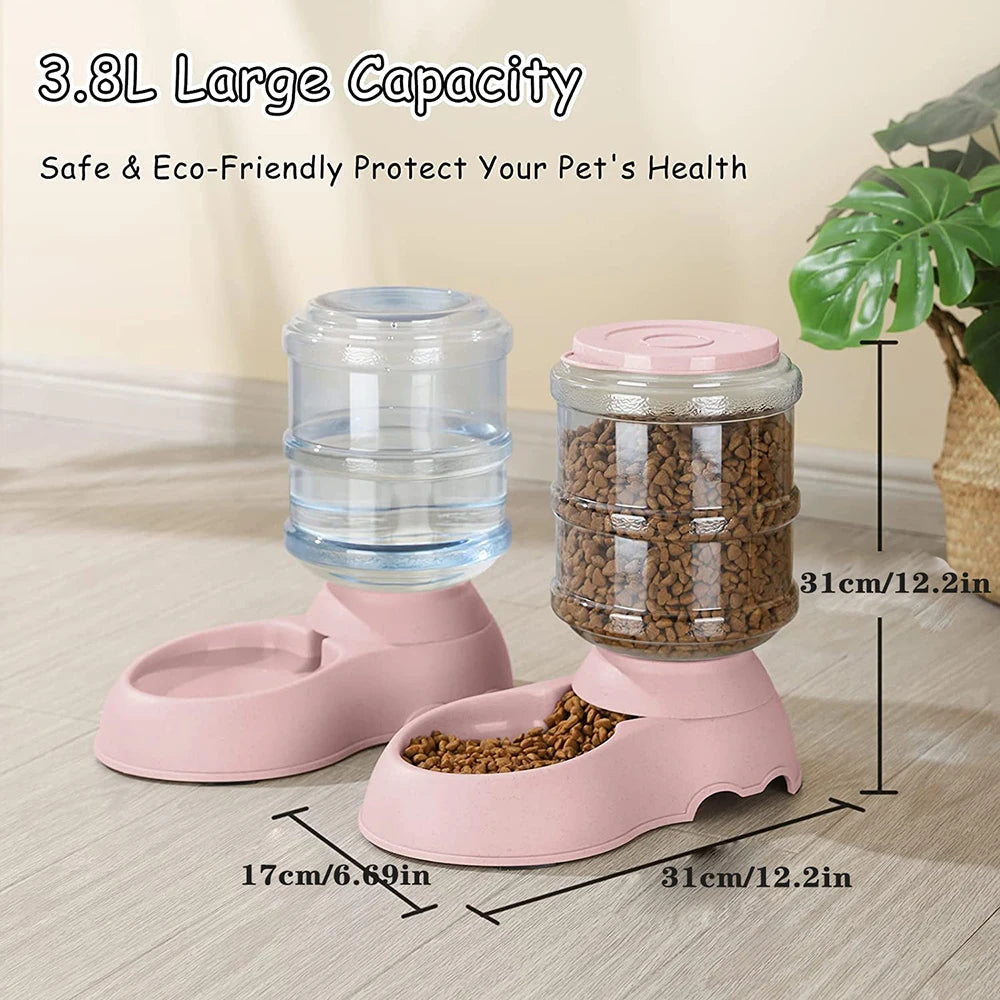 Automatic Water Dispenser Large Capacity Pet Feeder Small Dog Food Bowl  Cat Feeder Drinking Bowl Pet Feeding Drinker Water Bowl - Daisan Mart