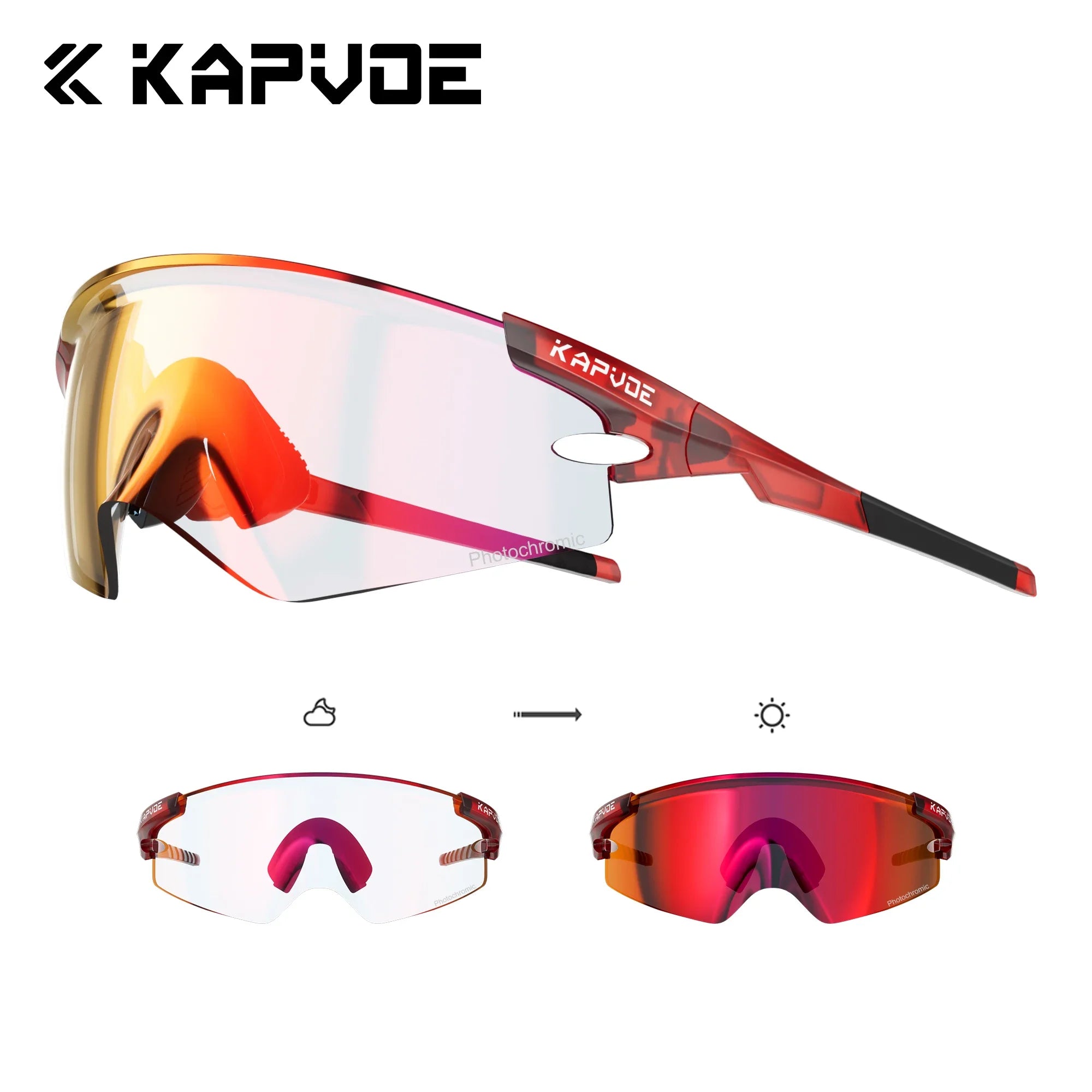 Kính Đạp Xe Kapvoe 2025 - Phong Cách & Bảo Vệ - Daisan Mart