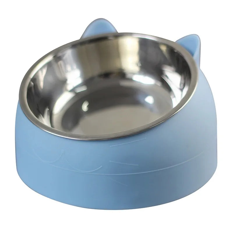 Pet Bowls Dog Food Water Feeder Stainless Steel Pet Drinking Dish Feeder Cat Puppy Feeding Supplies Small Dog Accessories - Daisan Mart