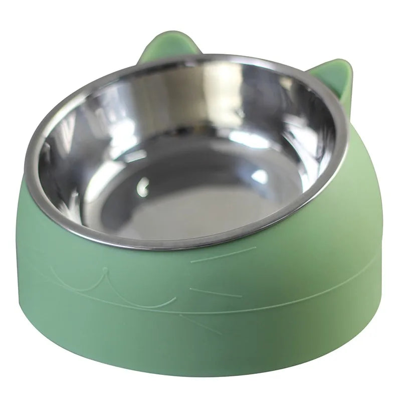 Pet Bowls Dog Food Water Feeder Stainless Steel Pet Drinking Dish Feeder Cat Puppy Feeding Supplies Small Dog Accessories - Daisan Mart