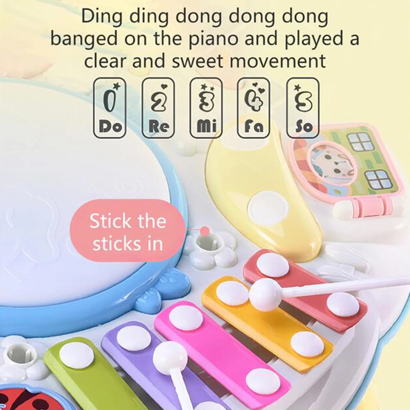 Bàn Đàn Khủng Long Phát Nhạc Đồ Chơi Giáo Dục - Daisan Mart
