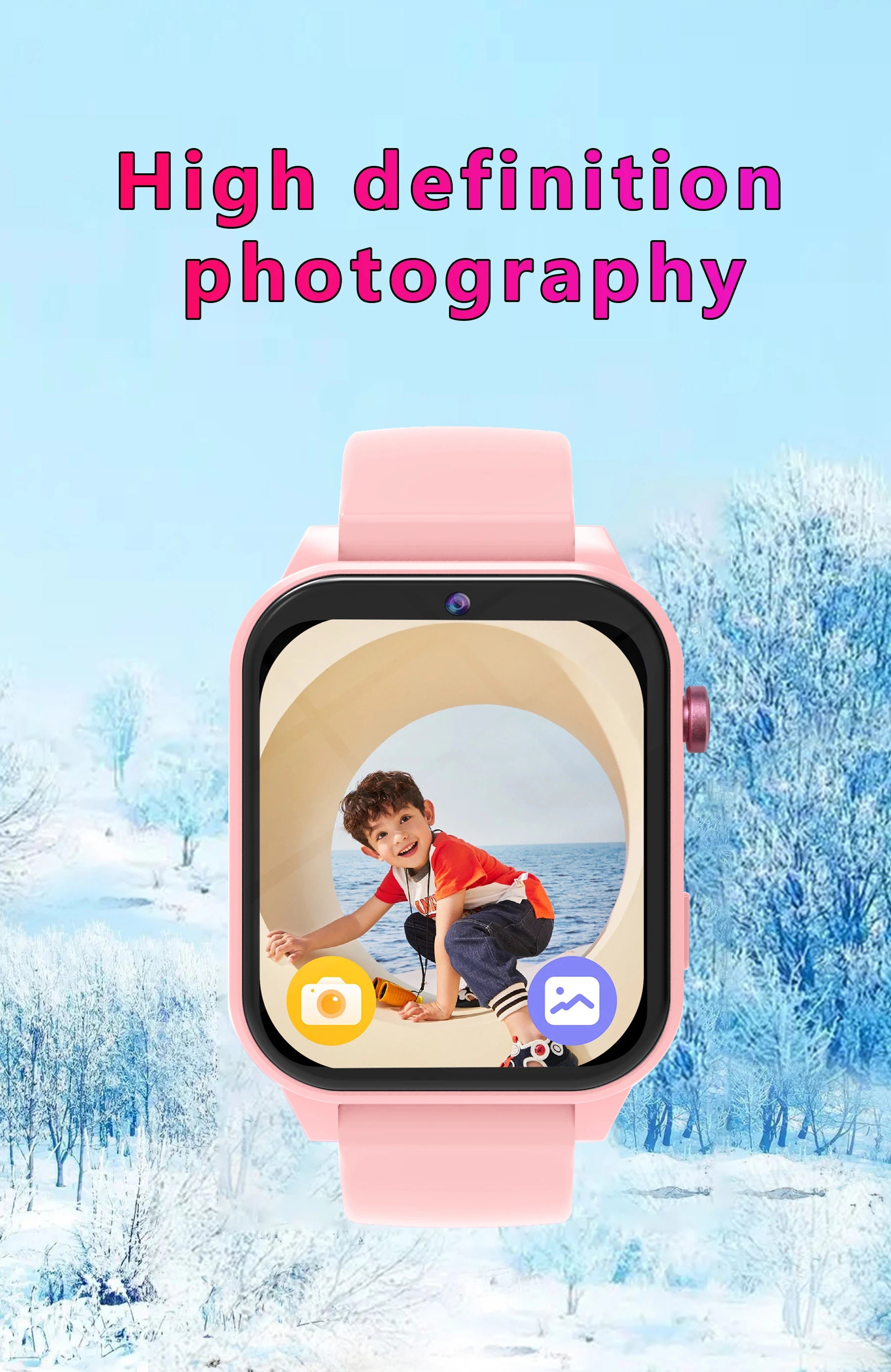 2025 Kids Smart Watch HD Touch Screen