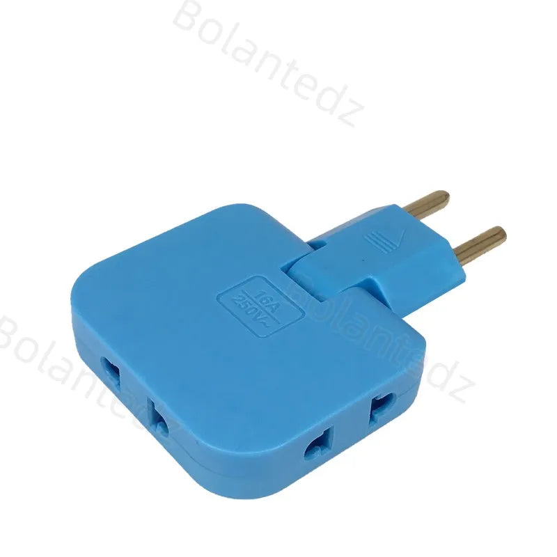 Ổ Cắm Điện 3 Lỗ Xoay 180° Chuẩn EU Đa Năng