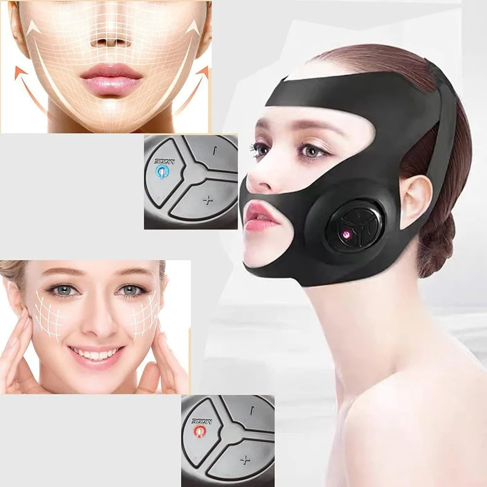 Máy Nâng Cơ Mặt 3 Chế Độ Massage V-Line Sạc USB - Daisan Mart