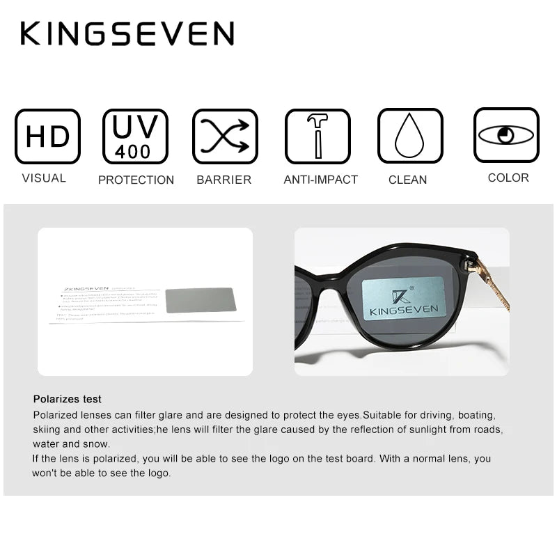 Kính Mát Nữ KINGSEVEN - Đẳng Cấp Bảo Vệ Mắt - Daisan Mart