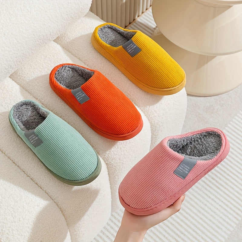 Dép Lười Bông Ấm - Chống Trượt Đa Sắc - Daisan Mart