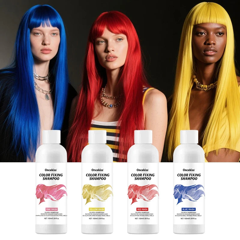 Multi-Color Hair Dye Shampoo with Root Care for All Events