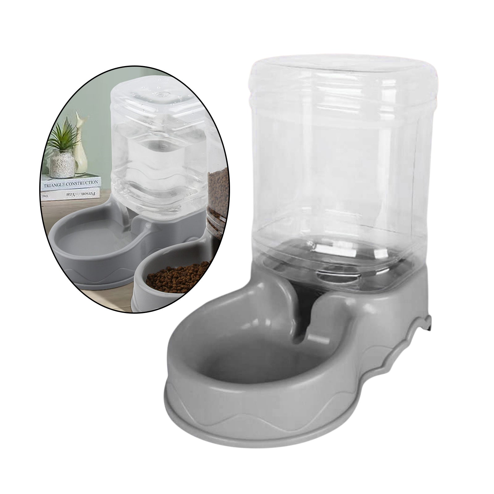 3.5L Automatic Pet Feeder Wate Food Dispenser for Small Medium Large Cat Dog Water Drinking Drinker Dish Small Medium Dog - Daisan Mart
