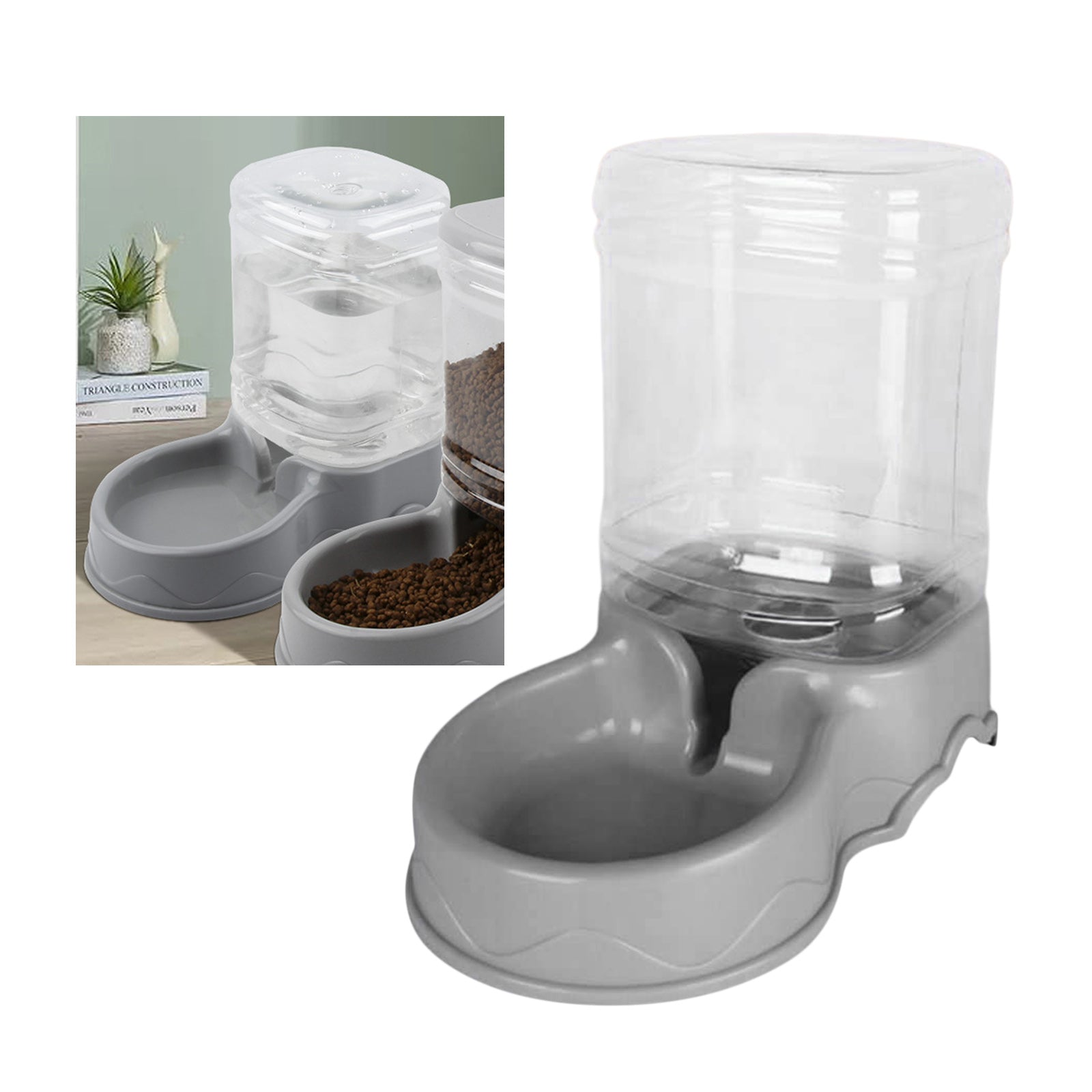 3.5L Automatic Pet Feeder Wate Food Dispenser for Small Medium Large Cat Dog Water Drinking Drinker Dish Small Medium Dog - Daisan Mart