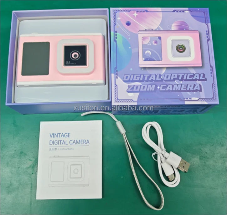 Y23經典迷你相機支援TF卡雙鏡頭