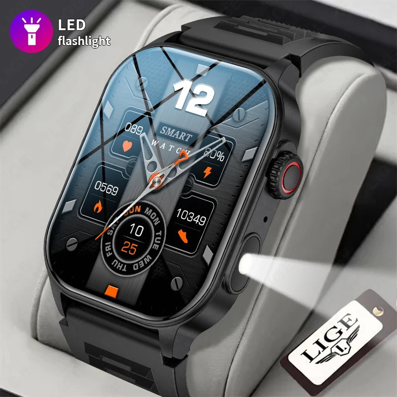 Đồng Hồ Thông Minh LIGE 2.01 Gọi Bluetooth Sức Khỏe - Daisan Mart