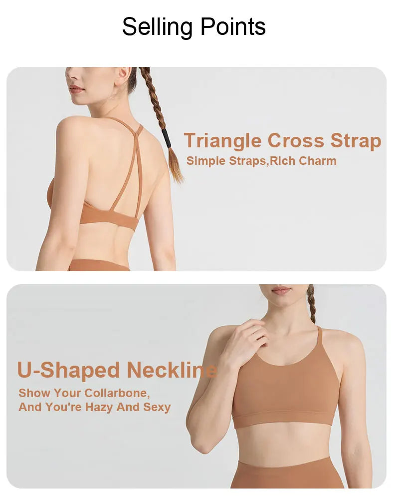 Áo Bra Thể Thao Nữ Sexy Lưng, Nhanh Khô, Chống Sốc - Daisan Mart