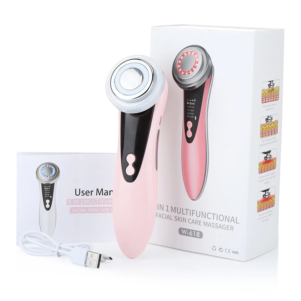5in1 Multifunctional Face Lifting Massager for Skin Beauty