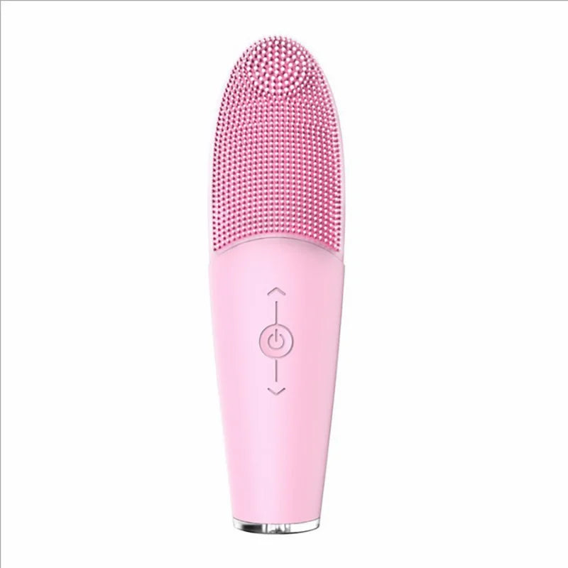 Máy Rửa Mặt Silicone Nóng Rung Siêu Âm Chống Nước - Daisan Mart