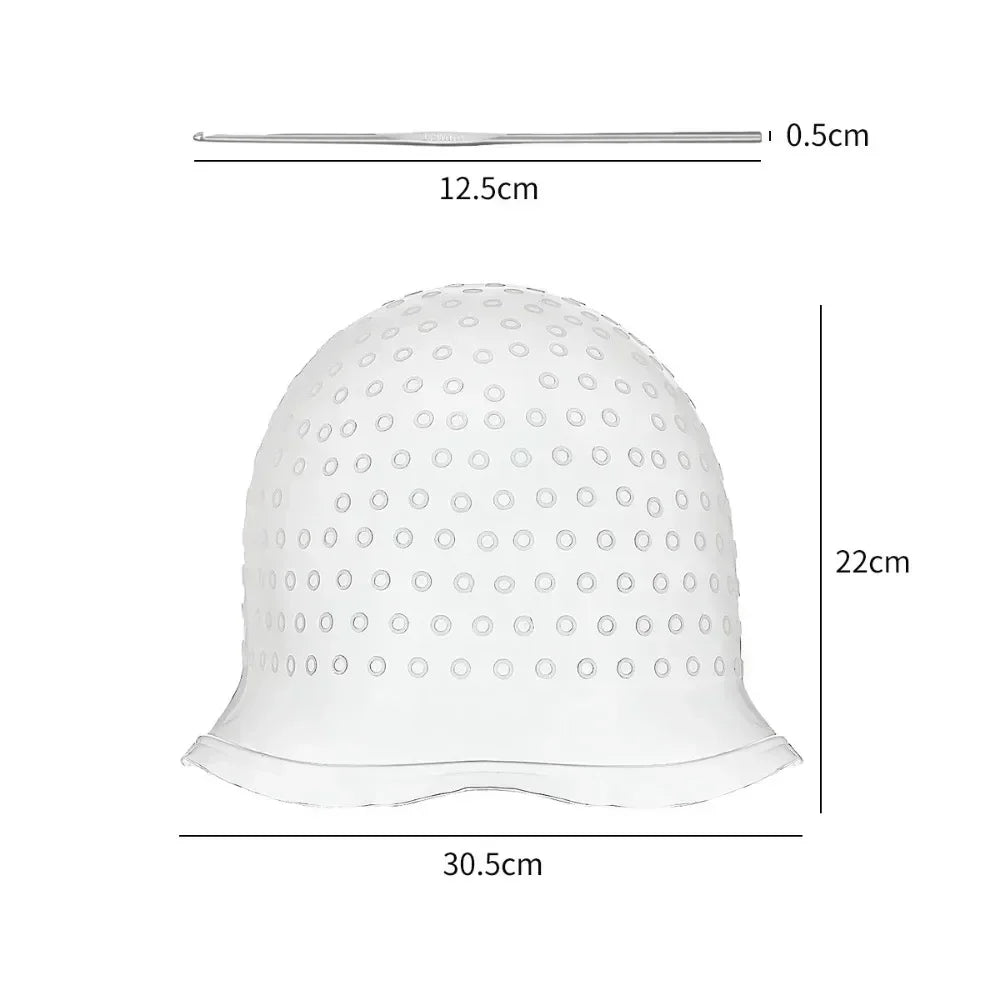 Mũ Nhuộm Tóc Silicone Tái Sử Dụng Kèm Kim Hỗ Trợ - Daisan Mart