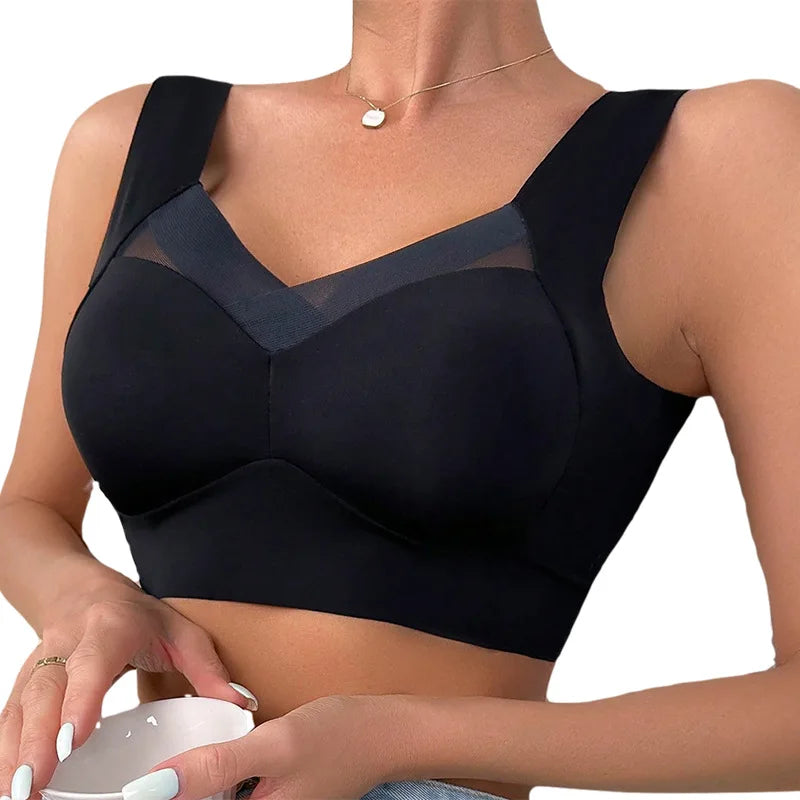 Áo Ngực Nữ Không Đường May Ren Đẩy Nâng Plus Size - Daisan Mart
