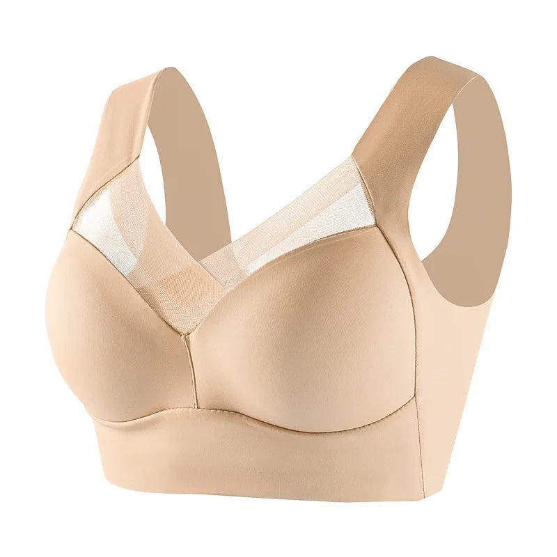 Áo Ngực Nữ Không Đường May Ren Đẩy Nâng Plus Size - Daisan Mart