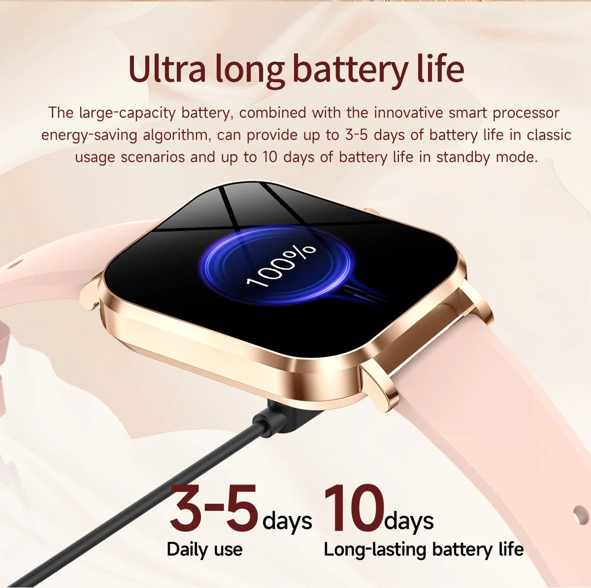 Đồng Hồ Thông Minh Nữ 2025 Cảm Ứng Gọi Bluetooth - Daisan Mart