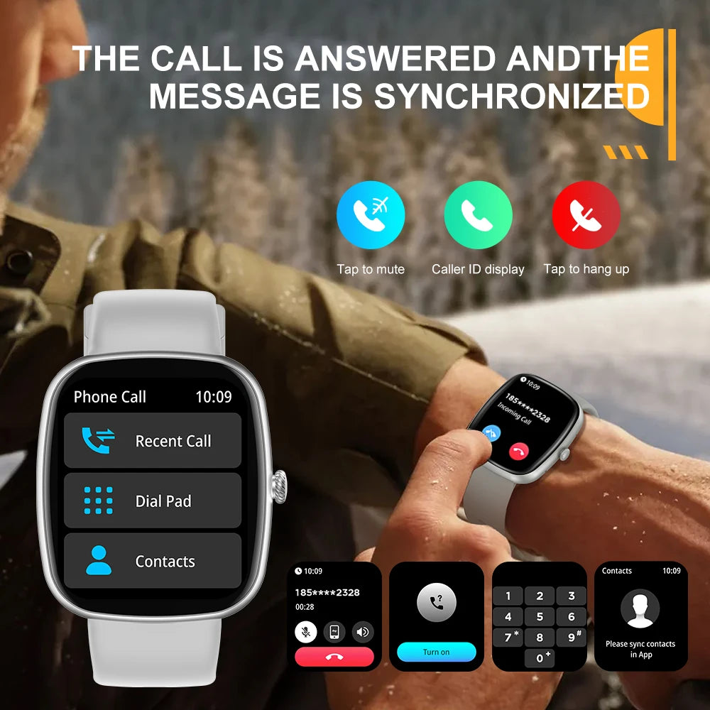 Smartwatch 2024 1.83 Screen Call &amp; Multi-function Sports