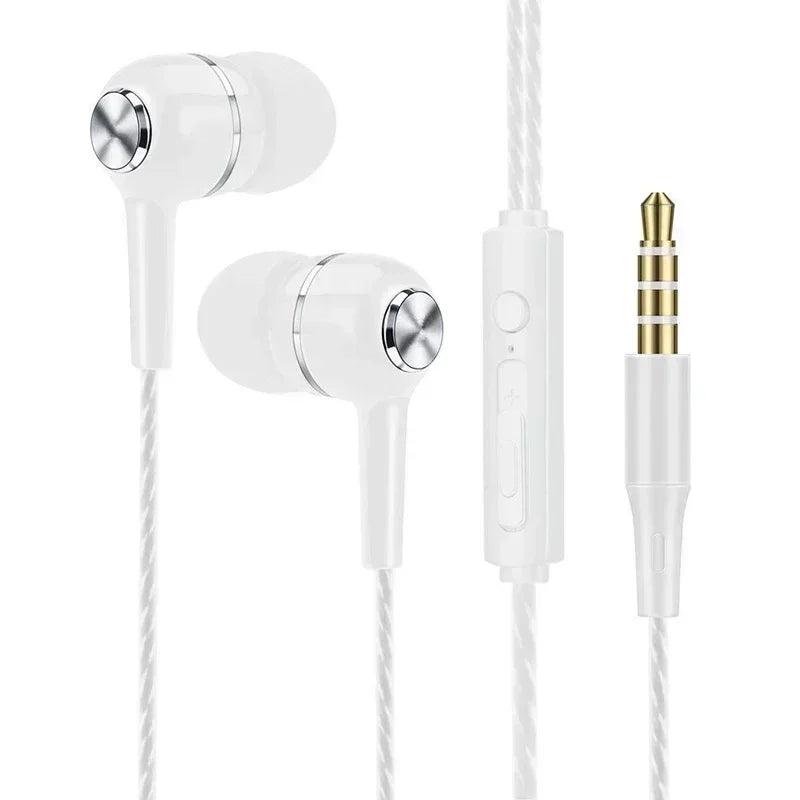 Tai nghe nhét tai 3.5mm Bass HiFi có mic cho điện thoại - Daisan Mart