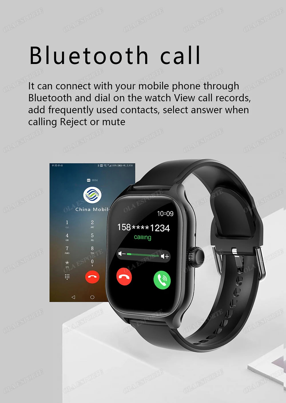 Đồng Hồ Thông Minh 1.83 HD Gọi Bluetooth Cho Mọi Người - Daisan Mart
