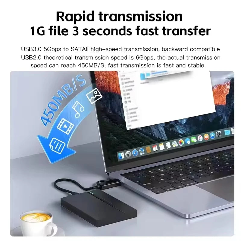 Hộp Đựng Ổ Cứng Ngoài 2.5 USB 3.0/3.1 6TB SATA - Daisan Mart