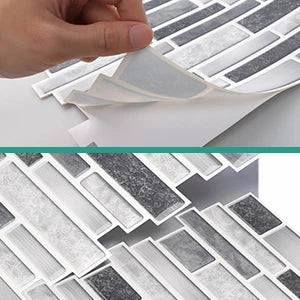Tấm ốp tường 3D PVC chống nước & cháy, dễ dán - Daisan Mart