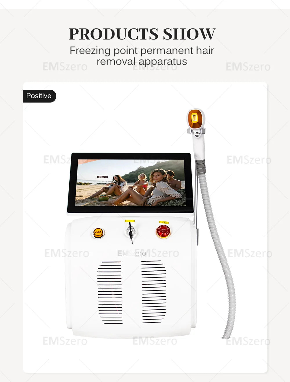 Máy triệt lông & xóa xăm 3 bước sóng 3500W 808nm CE - Daisan Mart