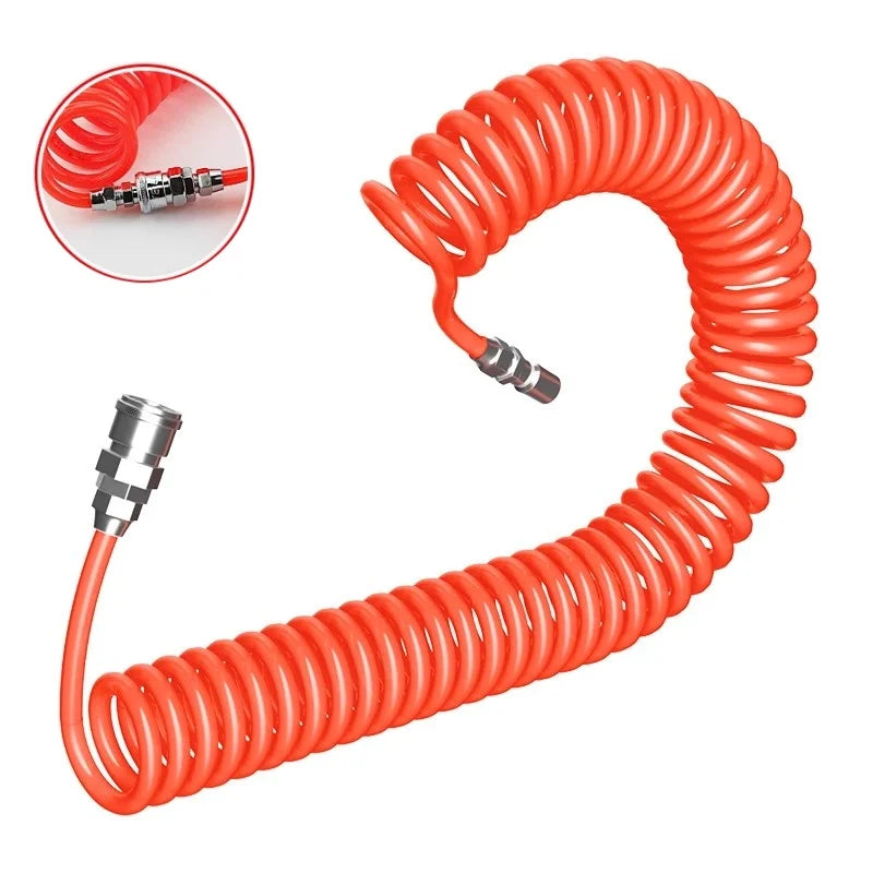 Ống Nén Khí PU Xoắn Áp Suất Cao 3M-12M EU/JP - Daisan Mart